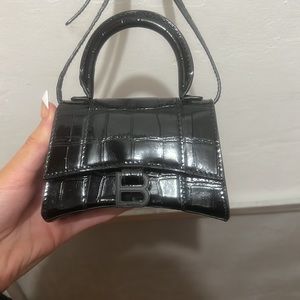 COPY - Balenciaga Mini Hourglass Bag in Black